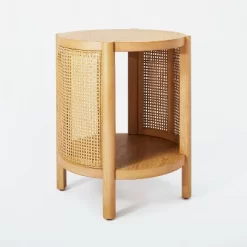 Portola Hills Woven Accent Table - Threshold™ Designed With Studio McGee -HOMCOM Store GUEST 01d0c929 8f40 4501 a180 ad0f5b38117e