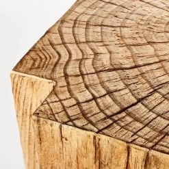 Indoor/Outdoor Faux Concrete Stump Accent Table Brown - Threshold™ Designed With Studio McGee -HOMCOM Store GUEST 0507ce42 1b4d 418a 858c 11fe1ac459fe