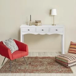 Costway Console Table Hall Table Side Table Desk Accent Table 3 Drawers Entryway White 9 Costway Console Table Hall Table Side Table Desk Accent Table 3 Drawers Entryway White -HOMCOM Store GUEST 0d9f82ab 20f2 46f5 ae6c 3ed731a6c4fa