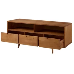 Cara Mid-Century Modern 3 Drawer TV Stand For TVs Up To 65" - Saracina Home 21 Cara Mid-Century Modern 3 Drawer TV Stand For TVs Up To 65" - Saracina Home -HOMCOM Store GUEST 0e714800 a100 48a4 b268 40d5b58b3806