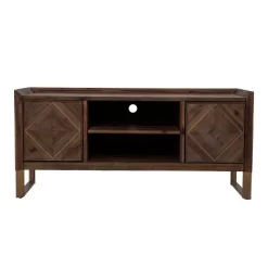 Glacerad Reclaimed Wood Media Console For TVs Upto 50" Brown - Aiden Lane 12 Glacerad Reclaimed Wood Media Console For TVs Upto 50" Brown - Aiden Lane -HOMCOM Store GUEST 10577ca1 eece 4bb1 a643 602f18865675