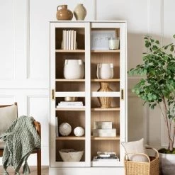 72" Promontory Cabinet With Sliding Doors - Threshold™ Designed With Studio McGee 20 72" Promontory Cabinet With Sliding Doors - Threshold™ Designed With Studio McGee -HOMCOM Store GUEST 123e42a0 83f1 4a74 b01e b843c1da7645