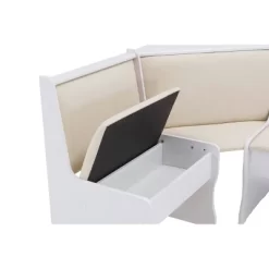 Penrose Storage Nook Dining Set - Linon -HOMCOM Store GUEST 159a48eb d6a5 4a93 b6d3 8e8f52b798be