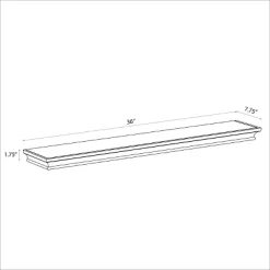 Traditional Wall Shelf White - Threshold™ -HOMCOM Store GUEST 1800e01f f3e4 4fad 9a88 96999268b9a0