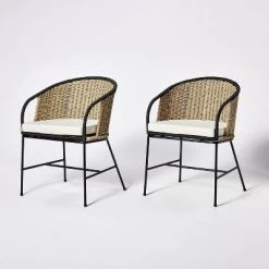 2pc Westcliff Seagrass Dining Chairs - Threshold™ Designed With Studio McGee 15 2pc Westcliff Seagrass Dining Chairs - Threshold™ Designed With Studio McGee -HOMCOM Store GUEST 1a2c5a36 ead8 4159 ba47 2d514011b1c4