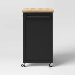 Windham Wood Top Kitchen Cart - Black - Threshold™ 11 Windham Wood Top Kitchen Cart - Black - Threshold™ -HOMCOM Store GUEST 1cdd1e03 5571 4873 a483 1e00574e2a6f