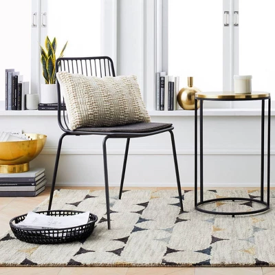 Set Of 2 Sodra Rounded Seat Wire Dining Chair Black - Threshold™ 8 Set Of 2 Sodra Rounded Seat Wire Dining Chair Black - Threshold™ - Image 8