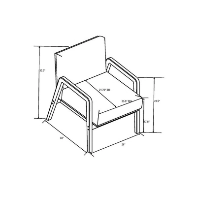 Upholstered Wood Framed Accent Arm Chair - Hearth & Hand™ With Magnolia 7 Upholstered Wood Framed Accent Arm Chair - Hearth & Hand™ With Magnolia - Image 7
