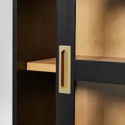 32" Promontory Sliding Glass 2 Door Cabinet - Threshold™ Designed With Studio McGee -HOMCOM Store GUEST 23505d1c a6fa 4f76 ba4c 2af58c7d80f8