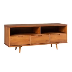 Cara Mid-Century Modern 3 Drawer TV Stand For TVs Up To 65" - Saracina Home 35 Cara Mid-Century Modern 3 Drawer TV Stand For TVs Up To 65" - Saracina Home -HOMCOM Store GUEST 241ada7f b656 42b7 bb94 c1208b3efb6f
