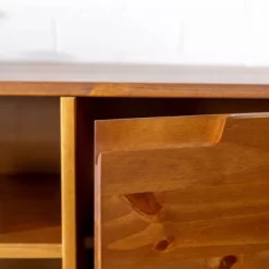 Solid Wood Mid-Century Modern TV Stand For TVs Up To 65" - Saracina Home 23 Solid Wood Mid-Century Modern TV Stand For TVs Up To 65" - Saracina Home -HOMCOM Store GUEST 24388e01 9630 463f 8a30 f252940cc164