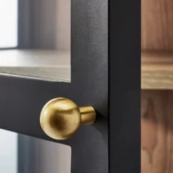 60" Crystal Cove Glass Cabinet Black - Threshold™ Designed With Studio McGee -HOMCOM Store GUEST 26fa73ea e496 41cb a096 0f669cdcbb99