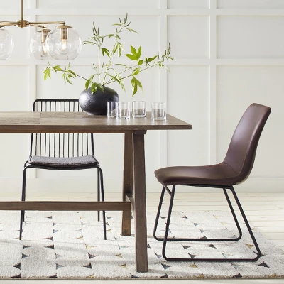 Set Of 2 Sodra Rounded Seat Wire Dining Chair Black - Threshold™ 5 Set Of 2 Sodra Rounded Seat Wire Dining Chair Black - Threshold™ - Image 5