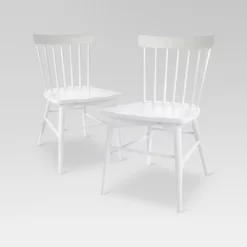 Set Of 2 Windsor Dining Chair - Threshold -HOMCOM Store GUEST 28c6b3e3 7c5e 4364 9b15 1c70d7d6ef11