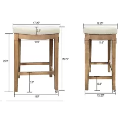 Candor Wood And Upholstered Saddle Counter Height Barstool - Threshold™ 13 Candor Wood And Upholstered Saddle Counter Height Barstool - Threshold™ -HOMCOM Store GUEST 2a74c72d c53e 400e 8fe7 34a2520b271c