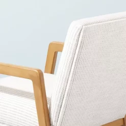 Upholstered Wood Framed Accent Arm Chair - Hearth & Hand™ With Magnolia 14 Upholstered Wood Framed Accent Arm Chair - Hearth & Hand™ With Magnolia -HOMCOM Store GUEST 2f0e04c0 d86f 4b12 86dd 9cbf776611b6