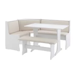 Penrose Storage Nook Dining Set - Linon -HOMCOM Store GUEST 2f75fd8a 315e 4e48 b95e 4d1473377293