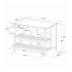 Wood Kitchen Island Table With Storage Black/Natural - Hearth & Hand™ With Magnolia 15 Wood Kitchen Island Table With Storage Black/Natural - Hearth & Hand™ With Magnolia -HOMCOM Store GUEST 2fa25cb1 7714 4f9d 981c 1da4f9561601