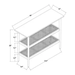 Wood & Cane Console Table - Hearth & Hand™ With Magnolia 16 Wood & Cane Console Table - Hearth & Hand™ With Magnolia -HOMCOM Store GUEST 3227c679 bb9c 4409 85d4 8475b7a72706