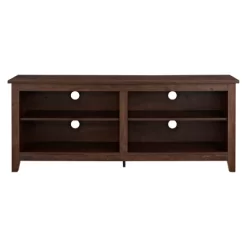 Transitional 4 Cubby Wood Open Storage TV Stand For TVs Up To 65"- Saracina Home 31 Transitional 4 Cubby Wood Open Storage TV Stand For TVs Up To 65"- Saracina Home -HOMCOM Store GUEST 35ddccd8 7420 4781 824a 55a3b4dec1bf