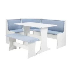 Penrose Storage Nook Dining Set - Linon -HOMCOM Store GUEST 388a9fad fda6 4858 bac0 d7de91223293