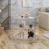 Yves Acrylic Bar Trolley Clear - Christopher Knight Home