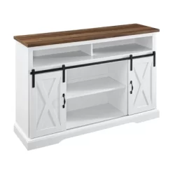 Transitional Sliding Barndoor Highboy TV Stand For TVs Up To 58" - Saracina Home 37 Transitional Sliding Barndoor Highboy TV Stand For TVs Up To 58" - Saracina Home -HOMCOM Store GUEST 3adcd44f b538 4274 a64c 77f6c0af0695