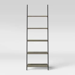 72" Loring 5 Shelf Leaning Bookshelf - Threshold™ 16 72" Loring 5 Shelf Leaning Bookshelf - Threshold™ -HOMCOM Store GUEST 3b2af214 2cb4 4112 aa0d 454af67e18fa