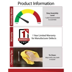 Durham 2 Door Storage Cabinet - Room & Joy -HOMCOM Store GUEST 3cd6529e ce2a 4944 97b2 74984ed15b0f