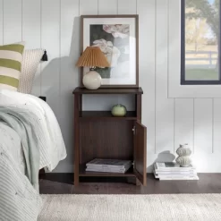 Georgia Single Door Storage Nightstand - Saracina Home 19 Georgia Single Door Storage Nightstand - Saracina Home -HOMCOM Store GUEST 3e74ea6f bd1b 4c46 9b45 39ed26ce001b