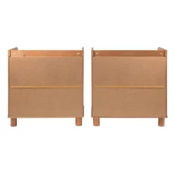 Set Of 2 Katie Transitional Tray Top 1 Drawer Solid Wood Nightstands Caramel - Saracina Home 14 Set Of 2 Katie Transitional Tray Top 1 Drawer Solid Wood Nightstands Caramel - Saracina Home -HOMCOM Store GUEST 420c10fa 8ed1 4125 9ad3 0f1386a55bac