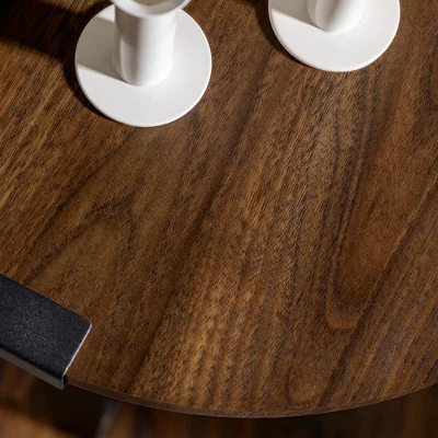 Wrightson Urban Industrial Faux Wrap Leg Round Side Table - Saracina Home 5 Wrightson Urban Industrial Faux Wrap Leg Round Side Table - Saracina Home - Image 5