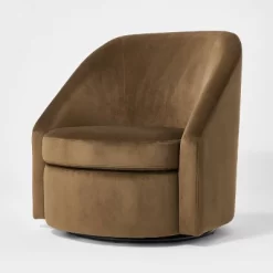 Slope Arm Swivel Chair Velvet - Threshold™ Designed With Studio McGee 12 Slope Arm Swivel Chair Velvet - Threshold™ Designed With Studio McGee -HOMCOM Store GUEST 47ae5e38 0ed9 45fc 91bd 246e072ac65c