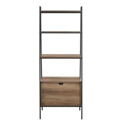 72" Open Shelf And Closed Storage Cabinet Ladder Bookcase - Saracina Home -HOMCOM Store GUEST 48b42602 a941 4f60 80c3 bd3ce1969bfa