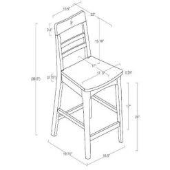 2pk Wood Ladder Back Counter Stool - Hearth & Hand™ With Magnolia 14 2pk Wood Ladder Back Counter Stool - Hearth & Hand™ With Magnolia -HOMCOM Store GUEST 501b822c a2fd 461d aa13 130aba448f95