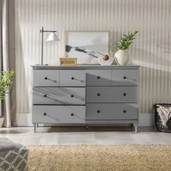 Stiva Classic Mid-Century Modern Horizontal 6 Drawer Dresser - Saracina Home 24 Stiva Classic Mid-Century Modern Horizontal 6 Drawer Dresser - Saracina Home -HOMCOM Store GUEST 53801b5f b1d4 4b04 8c85 a7971d352e4e