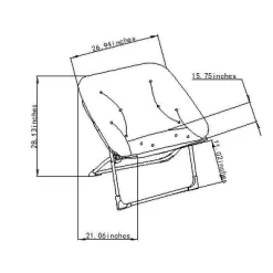 Folding Dish Kids’ Chair - Pillowfort™ 12 Folding Dish Kids’ Chair - Pillowfort™ -HOMCOM Store GUEST 53cafdeb cd12 4604 8d7b b3a6678386a0