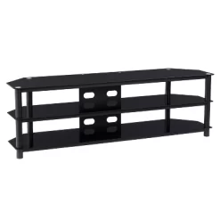 Travers Open Shelves TV Stand For TVs Up To 82" Black - CorLiving 13 Travers Open Shelves TV Stand For TVs Up To 82" Black - CorLiving -HOMCOM Store GUEST 54f85528 267a 418b bedf 533a44ec7149