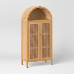 Woven Arched Wood Cabinet - Threshold™ 17 Woven Arched Wood Cabinet - Threshold™ -HOMCOM Store GUEST 55ee5cc0 3aff 4967 be03 2e31c724f280