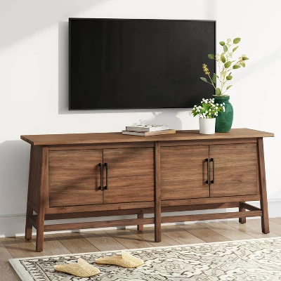Haverhill TV Stand For TVs Up To 50" Brown - Threshold™ 1 Haverhill TV Stand For TVs Up To 50" Brown - Threshold™