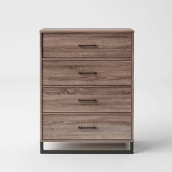 Mixed Material 4 Drawer Dresser - Room Essentials™ 15 Mixed Material 4 Drawer Dresser - Room Essentials™ -HOMCOM Store GUEST 5ae3294d 7b1e 49a6 9199 9fb307d27836