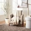 Elroy Faux Shearling Accent Chair With Wood Legs - Threshold™ Designed With Studio McGee