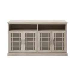 Transitional 4 Door Windowpane TV Stand For TVs Up To 65" - Saracina Home 23 Transitional 4 Door Windowpane TV Stand For TVs Up To 65" - Saracina Home -HOMCOM Store GUEST 5d64fa4a 7170 414b abad cc72d8ce7fd1