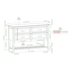 Transitional 4 Drawer Buffet - Saracina Home 19 Transitional 4 Drawer Buffet - Saracina Home -HOMCOM Store GUEST 5ee0d477 5aaf 4e25 a822 e4dc8232835b