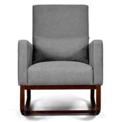 Tangkula 2-in-1 Upholstered Rocking Chair With Wood Leg & Pillow Relax Sofa Chair Light Grey/Beige/Dark Gray 22 Tangkula 2-in-1 Upholstered Rocking Chair With Wood Leg & Pillow Relax Sofa Chair Light Grey/Beige/Dark Gray -HOMCOM Store GUEST 5f5218cd e5cc 4a7a 8198 e10601212c46