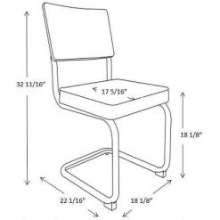 2pk Cecilton Chrome Cantilever Dining Chairs Cream Boucle - Threshold™ -HOMCOM Store GUEST 600584f4 8604 4404 b9c7 e8e22fef26c0