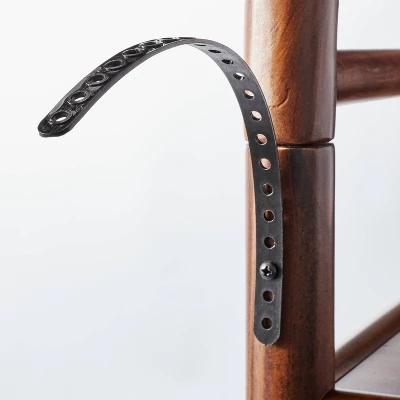 72" Holladay Curved Wooden Bookcase - Threshold™ Designed With Studio McGee 4 72" Holladay Curved Wooden Bookcase - Threshold™ Designed With Studio McGee - Image 4