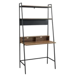 36" Writing Desk With Open Storage Ladder Bookshelf - Saracina Home 22 36" Writing Desk With Open Storage Ladder Bookshelf - Saracina Home -HOMCOM Store GUEST 62238f92 a3f2 4932 b53f 1b8c4ab359c8