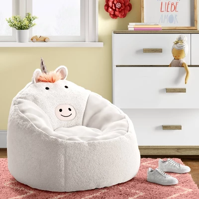 Unicorn Kids' Bean Bag Chair - Pillowfort™ 1 Unicorn Kids' Bean Bag Chair - Pillowfort™