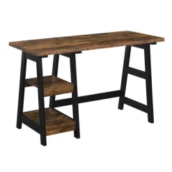 Designs2Go Trestle Desk With Shelves - Breighton Home 30 Designs2Go Trestle Desk With Shelves - Breighton Home -HOMCOM Store GUEST 63e3a54d 0d29 4709 87d7 2c9754419ab8